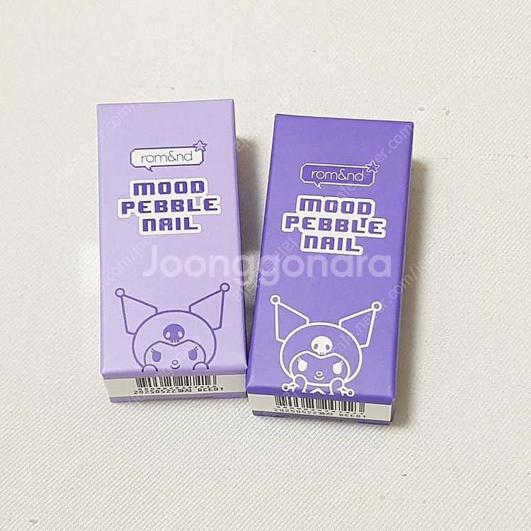 롬앤 산리오 마이멜로디 쿠로미 무드 페블 네일--2