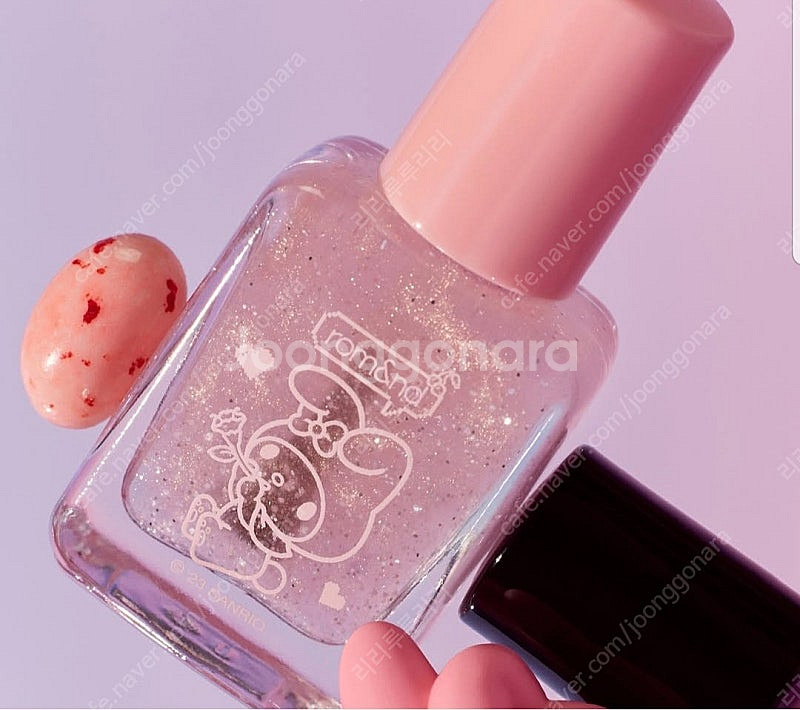 롬앤 산리오 마이멜로디 쿠로미 무드 페블 네일--5