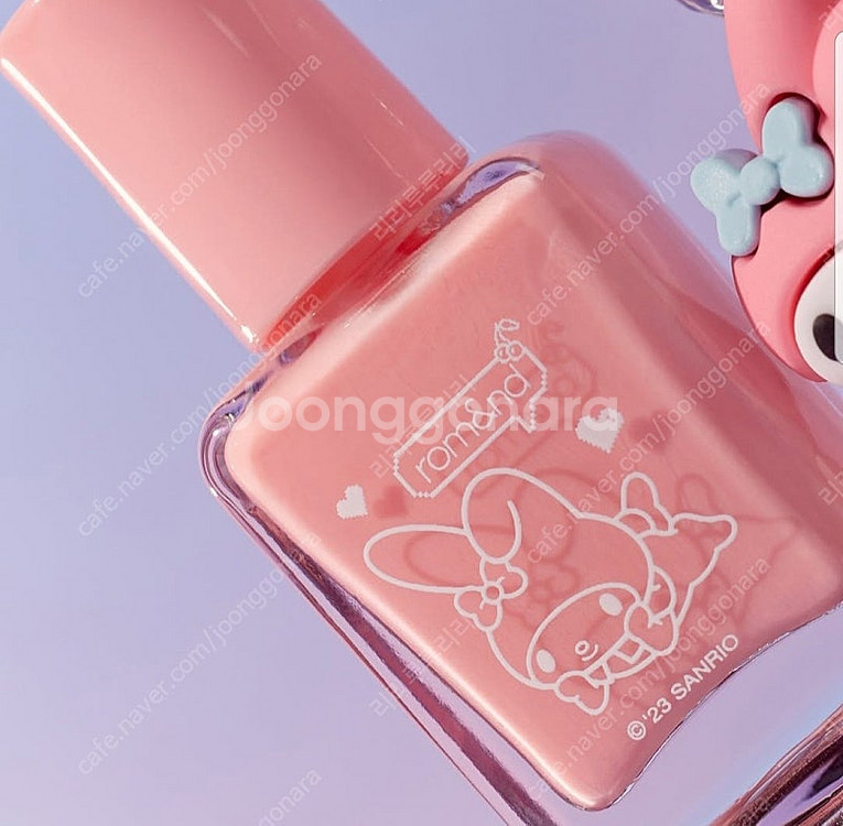 롬앤 산리오 마이멜로디 쿠로미 무드 페블 네일--6