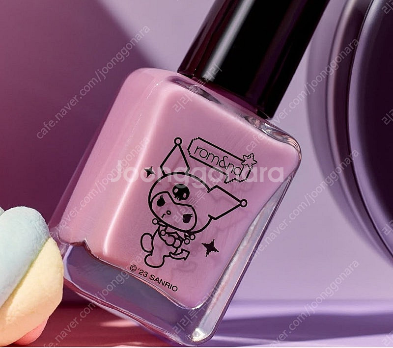 롬앤 산리오 마이멜로디 쿠로미 무드 페블 네일--7