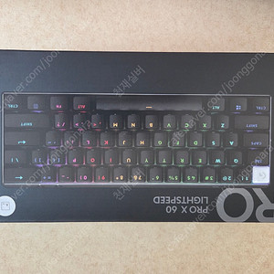 미개봉 로지텍 G PRO x60 라이트스피드 게이밍 블르투스 키보드 착불