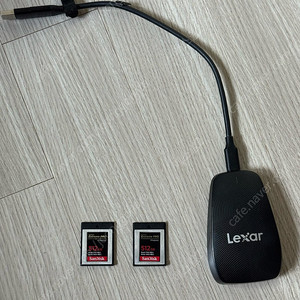 샌디스크 익스트림 프로 CFexpress Type B 512 GB 2개 + 렉사 리더기