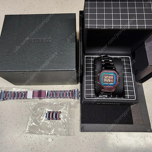 GMW-B5000 PC&PB 정품파츠 커스텀 & 퍼플(PB) 신품밴드포함