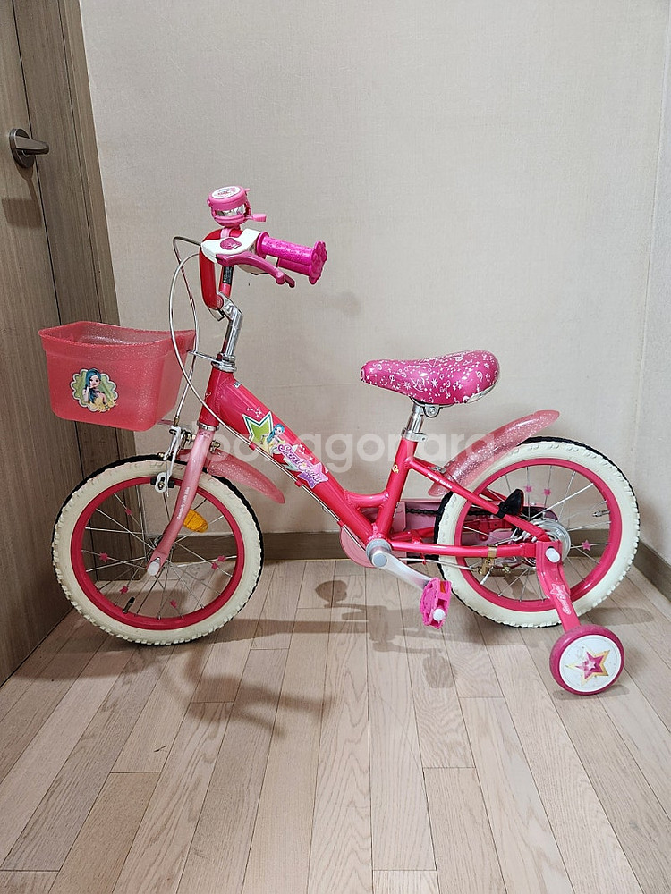 시크릿쥬쥬 18인치 어린이 자전거 팔아요--1