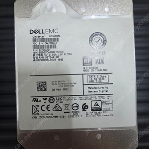 웨스턴디지털 18tb sata hdd (oem) 중고 팝니다