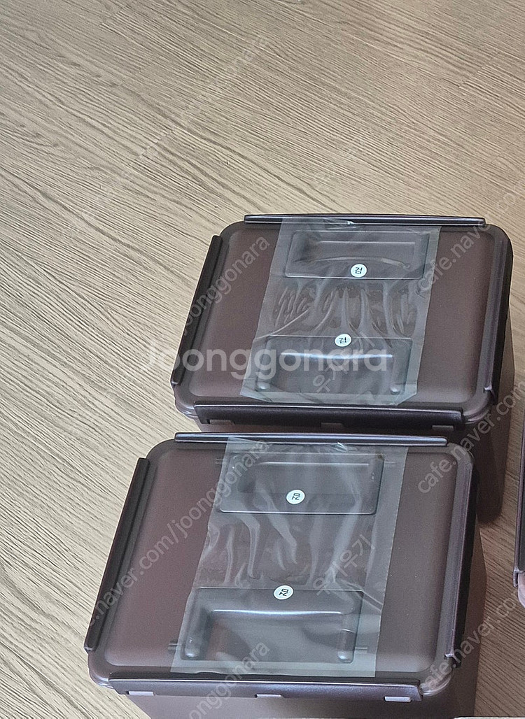 LG디오스 김치냉장고 정품 김치통 17.1L 2통--0