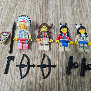 올드레고 인디언 미니피규어 세트