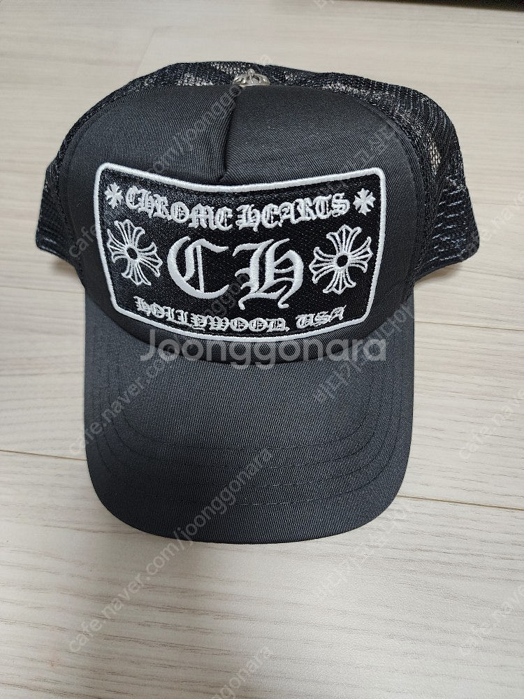 CH크롬 메쉬모자 팜(화이트/블랙)--2