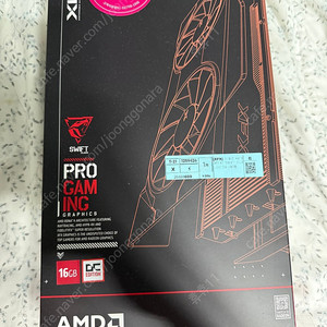 [XFX] 라데온 RX 9060 XT SWIFT DUAL OC D6 16GB 팝니다