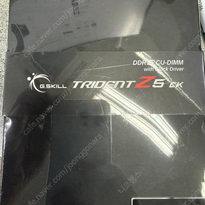 G.SKILL DDR5-8200 CL40 TRIDENT Z5 CK 패키지