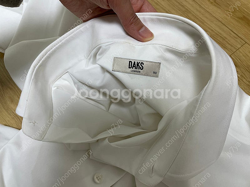 닥스(DAKS) 긴팔 와이셔츠 화이트 중고판매 5만원--2