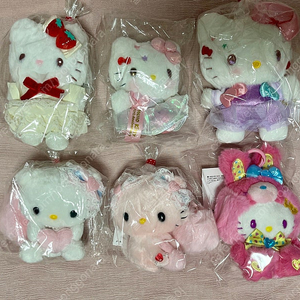 키티 챠미 인형 키링 일괄