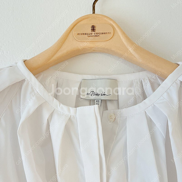 3.1 필립림 화이트 셔링 블라우스 XS--2