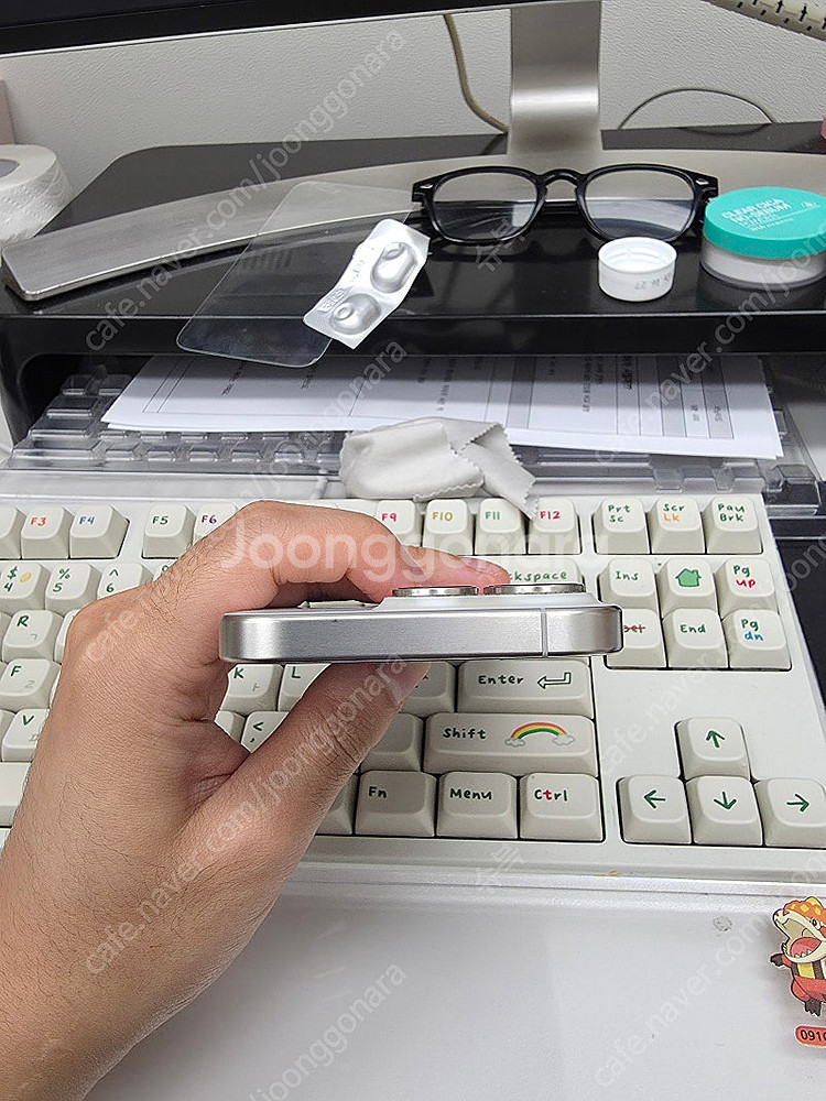 아이폰15pro 128 화이트 풀박스--6