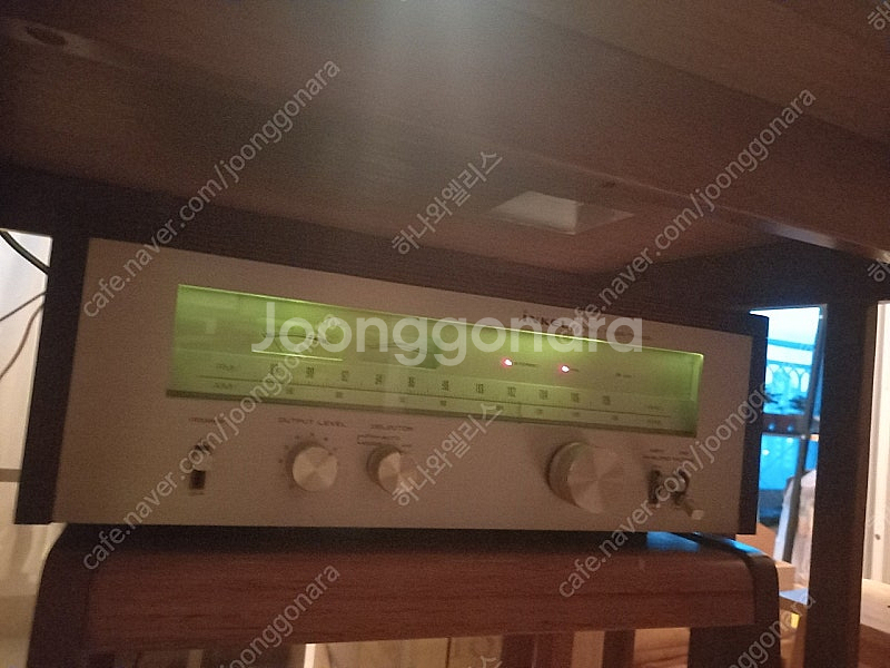 인켈 빈티지 우드 라디오 tk-600 튜너(ak650)--1
