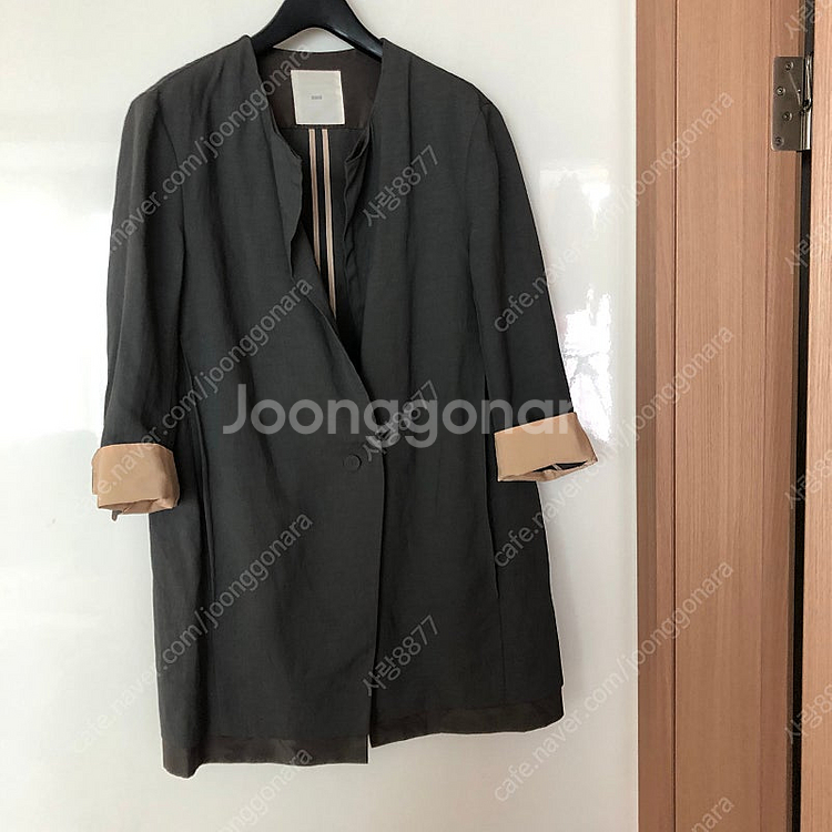 구호 린넨 인견 실크 자켓 점퍼 하객룩 출근룩 올드머니...--3