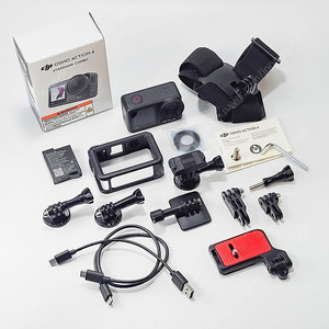 DJI 오즈모 액션4 스탠다드 박스풀 + 추가 악세사리