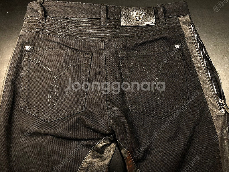 베르사체 레더팬츠 / 할리데이비슨 바이커데님 바이커팬츠...--5
