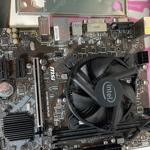 I3 9100f msi h310m 보드세트