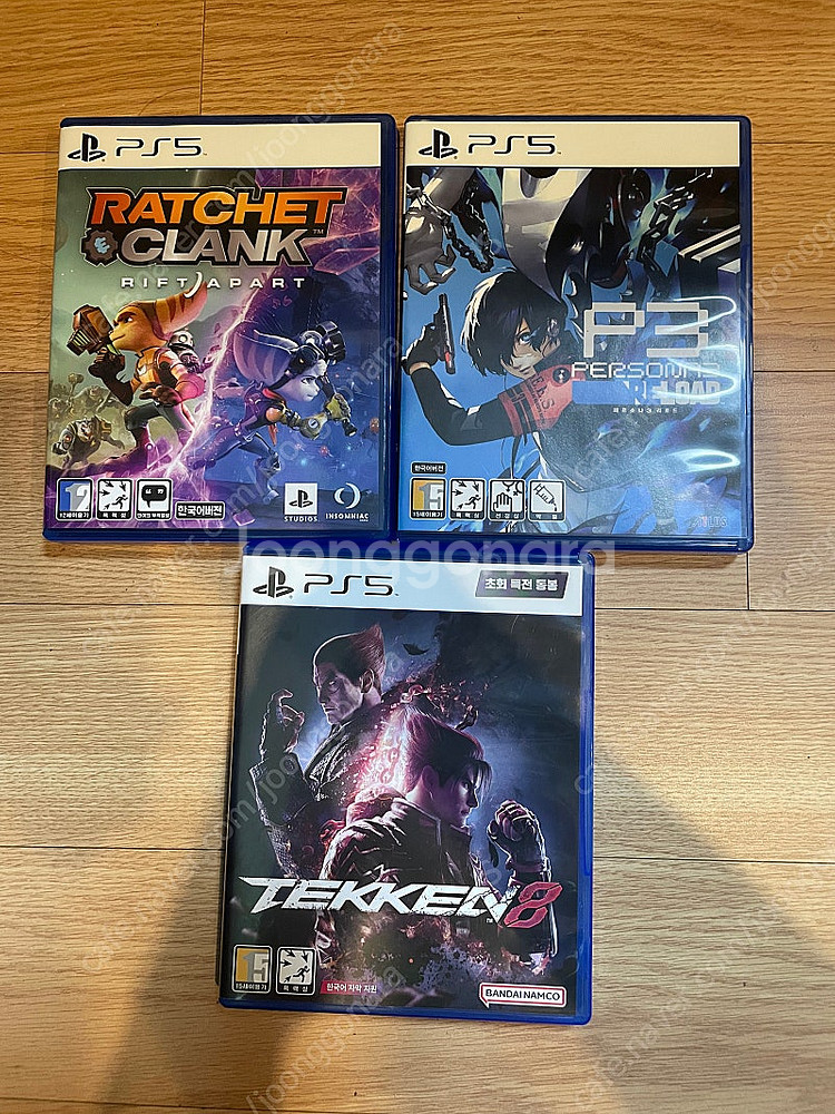 PS5 로닌,철권,라쳇,디아블로,페르소나3 팝니다--1