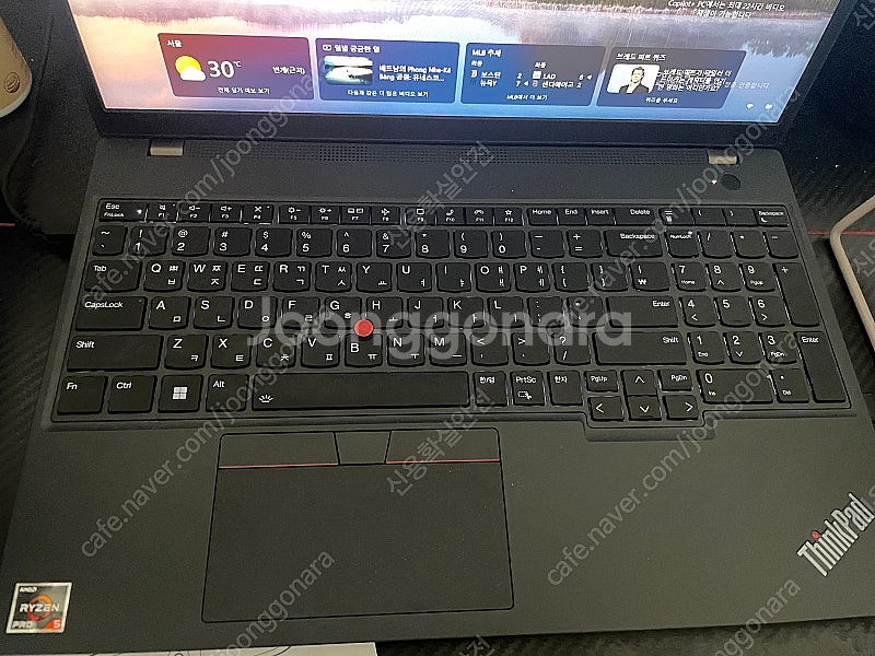 레노버 씽크패드 L15 AMD G3 라이젠5 pro--1