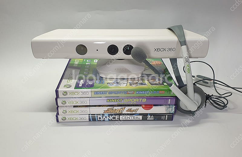 엑스박스360 (키넥트 +헤드셋+키넥트 게임4종)--0