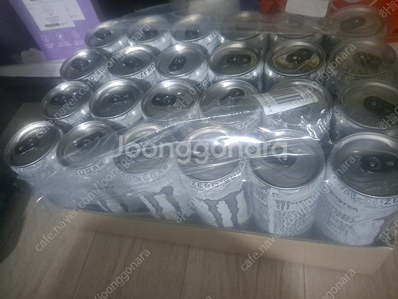 몬스터 에너지 울트라 화이트 355ml 24캔--1