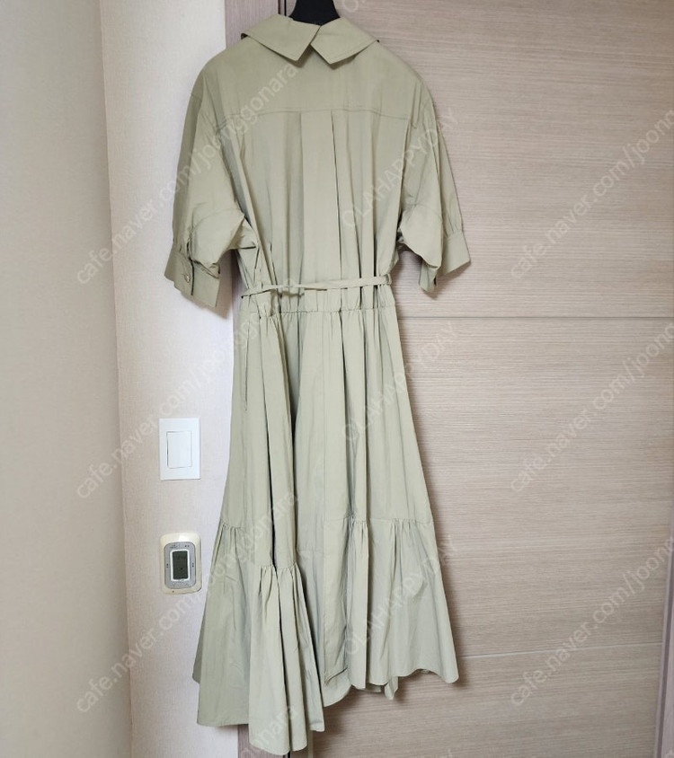 새상품) ZOOC 티어드 프릴 벨티드 원피스 66사이즈 판매합니다 이미지