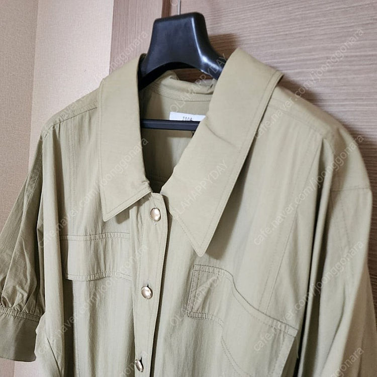 새상품) ZOOC 티어드 프릴 벨티드 원피스 66사이즈 판매합니다 이미지