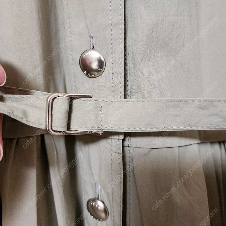 새상품) ZOOC 티어드 프릴 벨티드 원피스 66사이즈 판매합니다 이미지