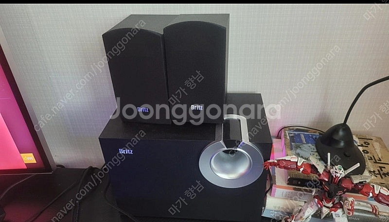 브리츠 블루투스 스피커 팝니다--0