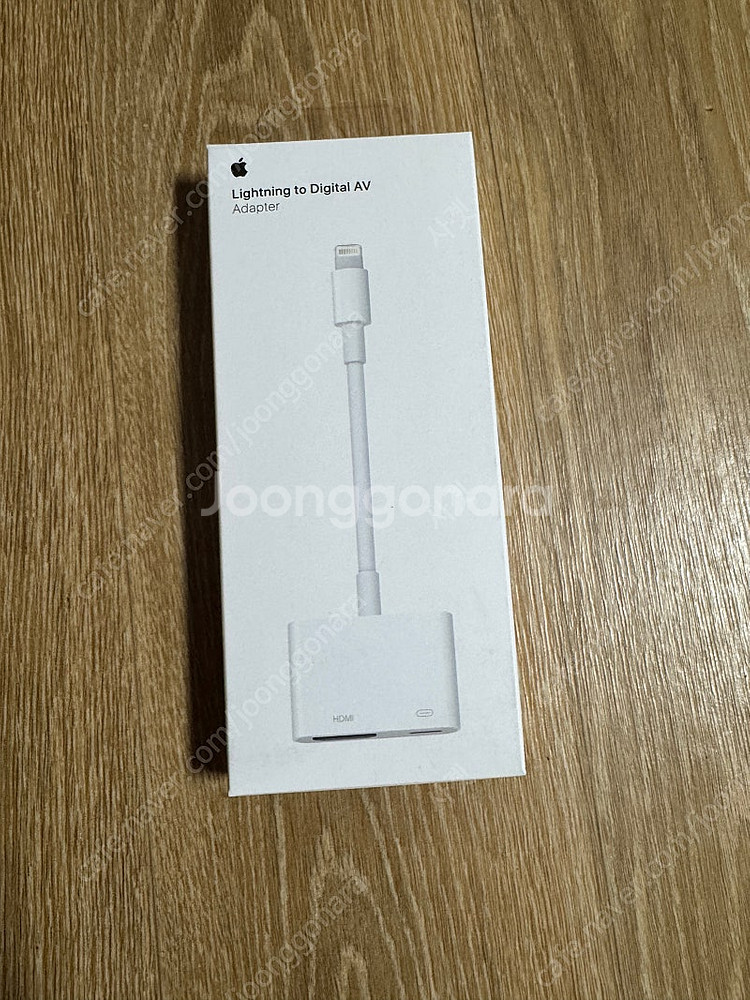 새제품,택포) Apple 애플 라이트닝 디지털 AV 어댑터 어답터 (MD826FE/A) - 안심되는 중고거래