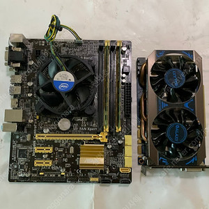컴퓨터 부품 ASUS 메인보드 + GTX 그래픽카드