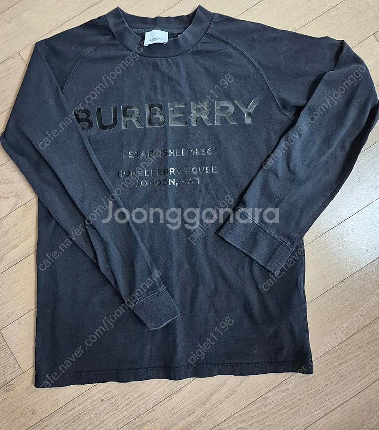 (가격인하)12y버버리키즈 긴팔티셔츠 판매해요--0