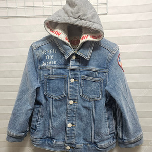 베베드피노 키즈 데님 후드 자켓 사이즈 110