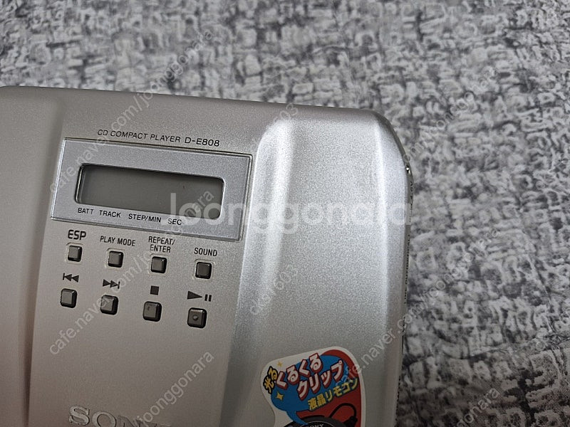 SONY CDP D-E808 SILVER 색상 정상작동...--2
