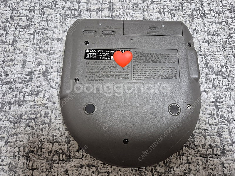 SONY CDP D-E808 SILVER 색상 정상작동...--7