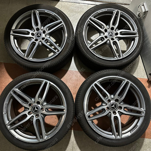 벤츠e휠 w213휠 +타이어95% 19인치순정amg휠