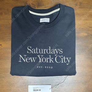 [새상품] Saturdays NYC 스웻셔츠 세러데이즈 NYC 수지 맨투맨 M 사이즈 2개 팝니다.​