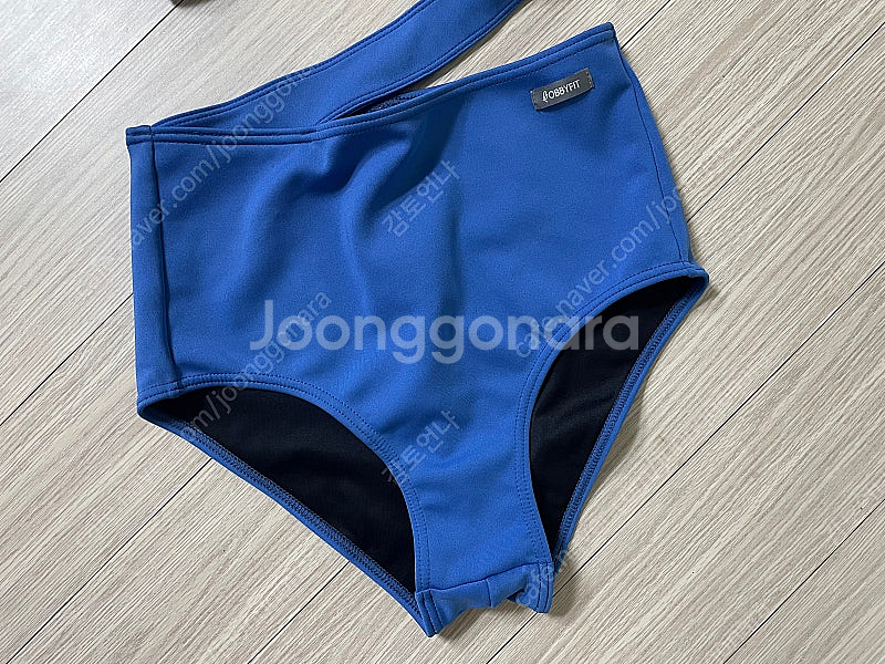 바비핏 폴웨어 라인모노키니 S 블루/블랙/화이트--3