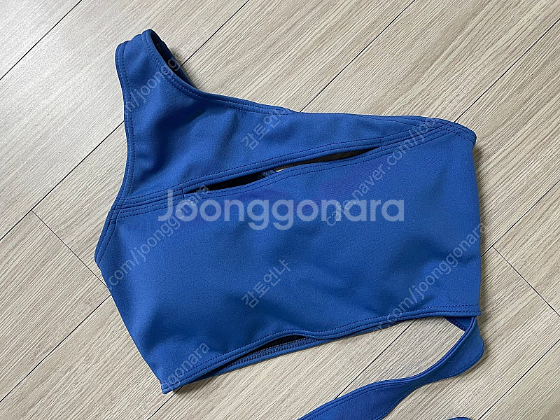 바비핏 폴웨어 라인모노키니 S 블루/블랙/화이트--4