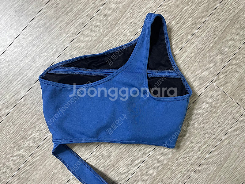 바비핏 폴웨어 라인모노키니 S 블루/블랙/화이트--7