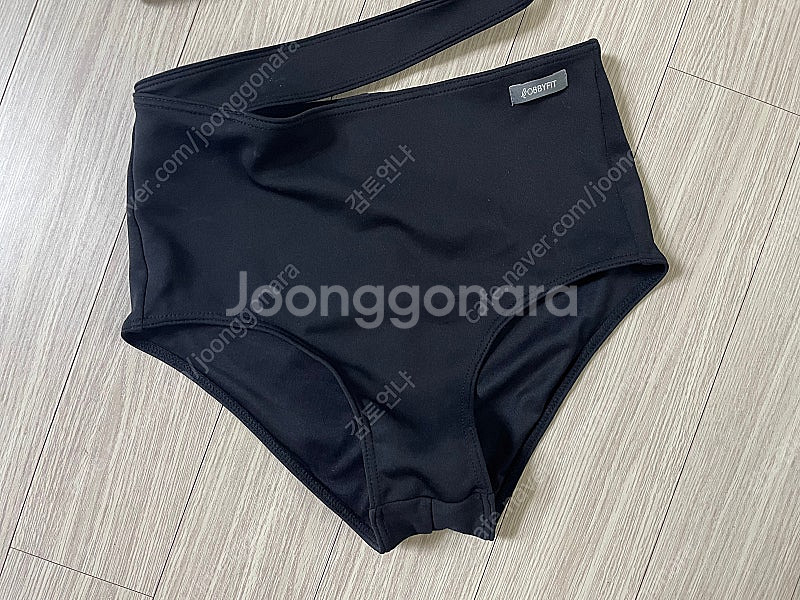 바비핏 폴웨어 라인모노키니 S 블루/블랙/화이트--9