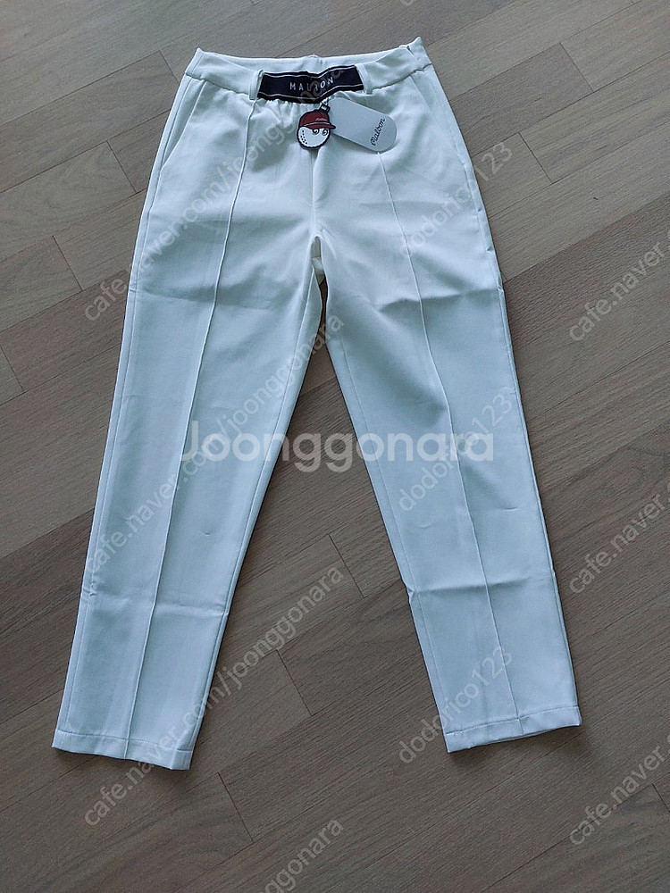 말본여성화이트팬츠--0