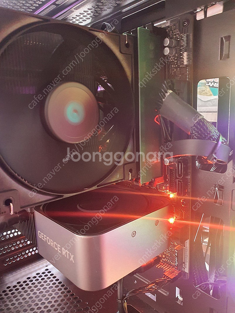 라이젠 9600x cpu rtx4070 그래픽카드 본체--6