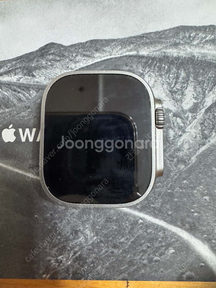 애플워치 울트라 티타늄 49mm 셀룰러 알파인루프 주황...--1