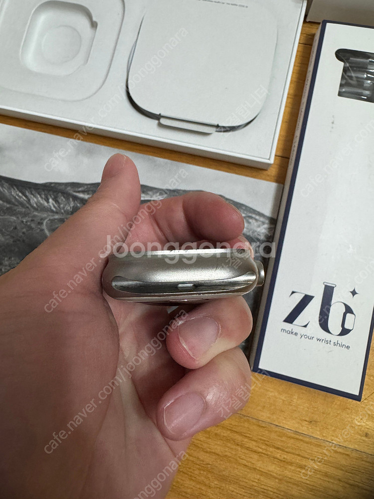 애플워치 울트라 티타늄 49mm 셀룰러 알파인루프 주황...--5
