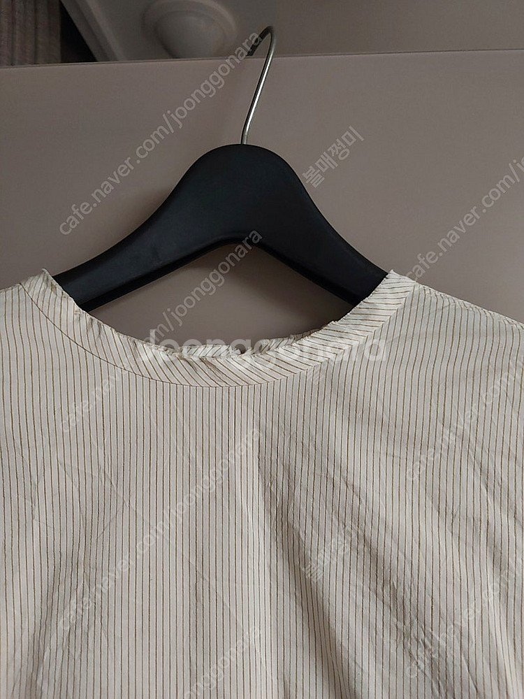 TIME타임 소매셔링 스트라이프 블라우스--1