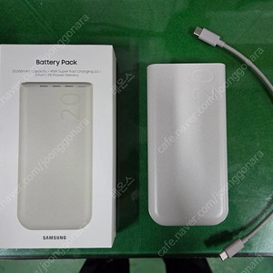 [ 단순 개봉 ] 삼성 20,000mAh 45w 초고속 충전 보조 배터리팩 판매합니다.