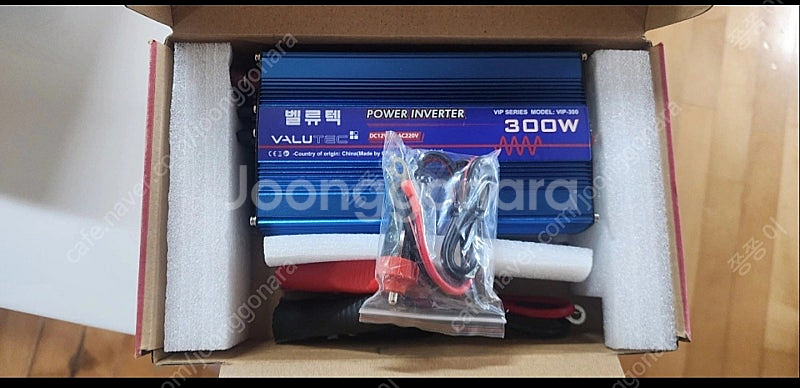 국산 벨류텍 순수 정현파 12v인버터 300w 미사용--1